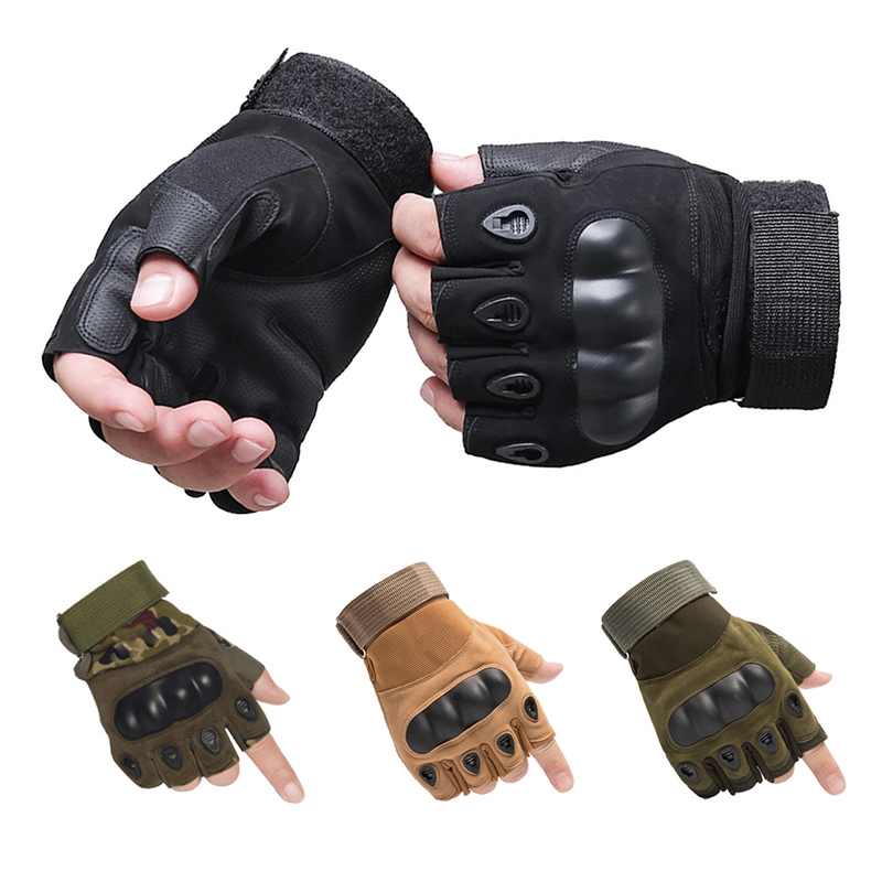 Outdoor Hunting Gloves - Тактические перчатки с открытыми пальцами, мужские