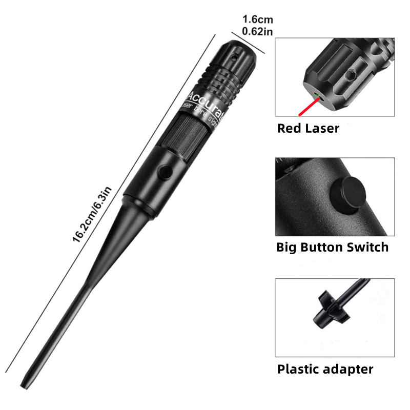Laser Boresighter Kit - Тактический универсальный красно-зеленый лазерный прицел, комплект