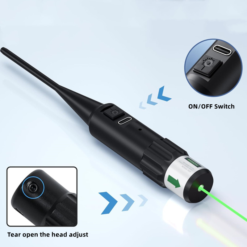 Laser Boresighter Kit - Комплект красного лазерного прицела, 64 адаптера