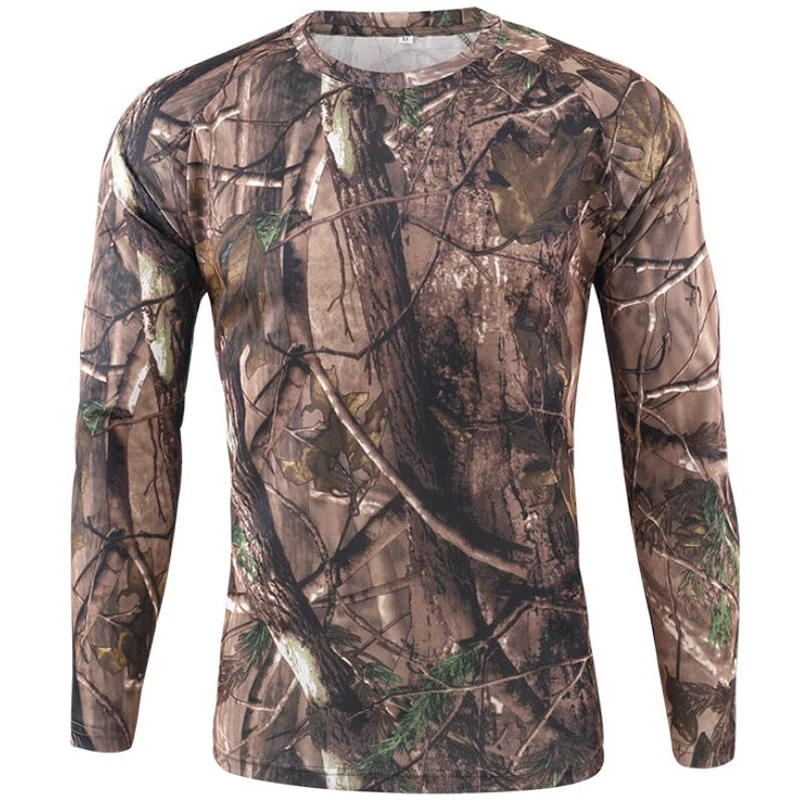 Мужская камуфляжная футболка,  – обзор и цена Outdoor Hunting T Shirts