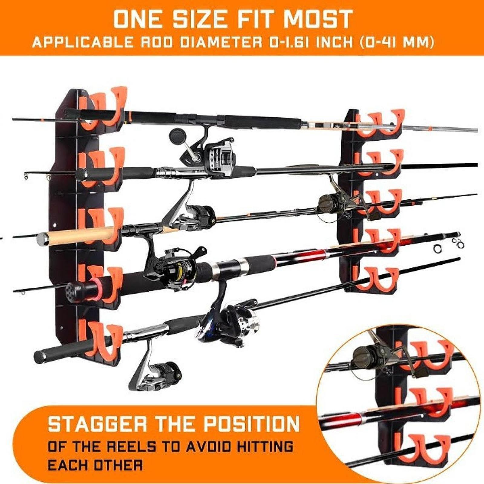 Настенный держатель для удочек – обзор и цена Outdoor Hunting Gear Store